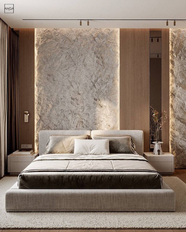 Элегантна спальня в спокойных оттенках | Дизайн | Интерьер | Ремонт - изображение 2 - элегантна, спальня, спокойных