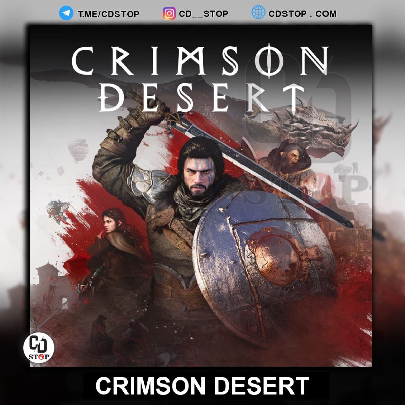 PS4DATA: #اکانت_قانونیCrimson Desertریجن آمریکاظرفیت اول ⏪ 1.099.000ظرفیت دوم ⏪ 6.499.000ظرفیت دوم ⏪ 7.399.000 DELUXEظرفیت‌سوم ⏪ 
