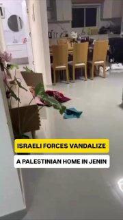 🇮🇱🇵🇸 - גבר פלסטיני מתעד את הנזק שגרמו כוחות הכיבוש הישראליים לתכולת ביתו לאחר שפשטו עליו בכפר אראבה, ממ…