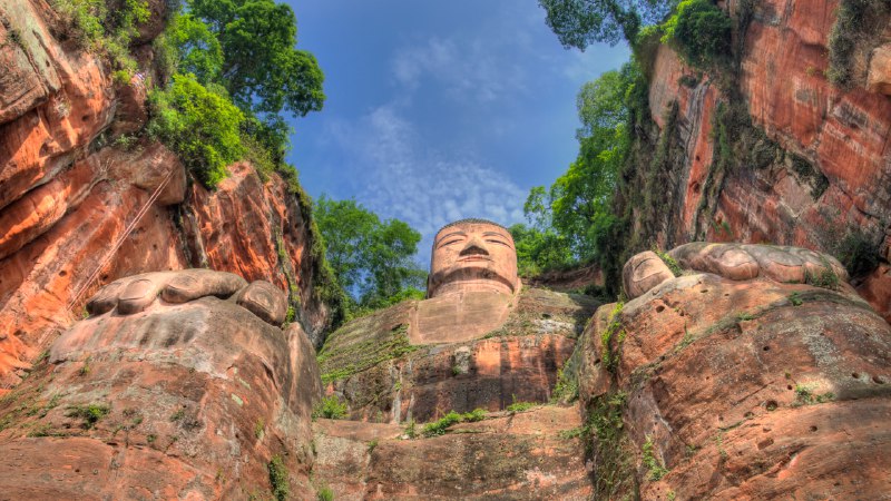 The guardian of the watersLeshan Giant Buddha, Sichuan, China (© www.anotherdayattheoffice.org/Getty Images)
