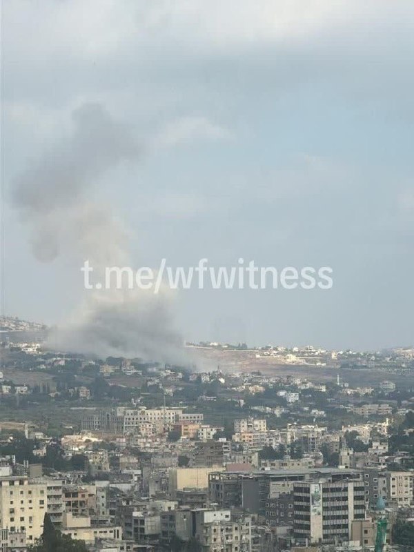 ️🇱🇧🇮🇱 שתי תקיפות אוויריות ישראליות כוונו לעיריית נבטי אל-פאוקה, דרום לבנון.