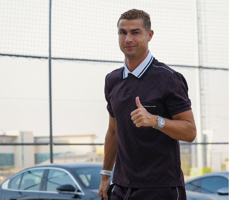 RONALDO IR: حضرت عشق برای تمرینات اومد ✨👑✨