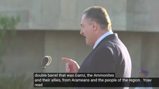 Defense Minister Israel Katz: King David crossed the Jordan and defeated Israel in the decisive battle. Since then and until today we are fighting the source of evil, from the Ammonites then to Iran.