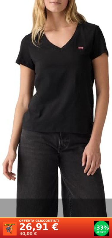 LEVI'S: 2 MAGLIETTE DA DONNA IN CONFEZIONE DOPPIA