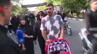 🎦 קטינים הגיעו לטקס הפרידה לזכרו של מר נהרג איראן