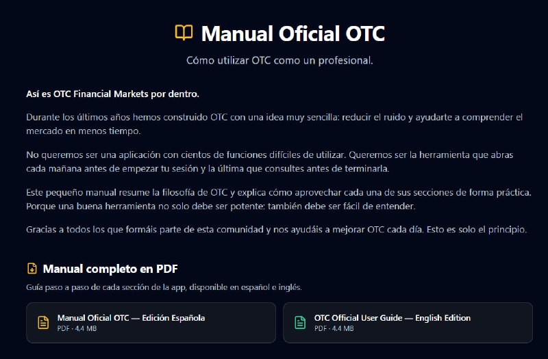 Así es OTC Financial Markets por dentro.Accede a n