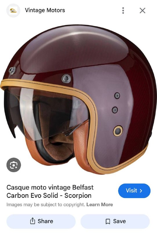 Шлем CASQUE BELFAST CARBON EVO SOLID — SCORPION