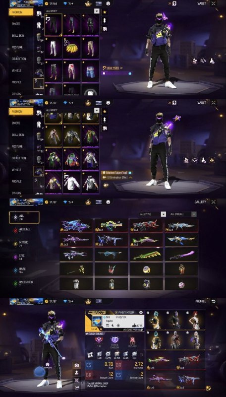 دنیای اکانت فری فایر freefire: 1️⃣ کد : 37196💪 لول اکانت : 64🌍 سرور: خاورمیانه💰 قیمت : 7میل🔫 دارایی اکانت : تو عکس فاماس لول 4لینک خرید :https://t.me/i