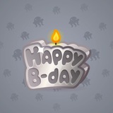 B-Day Candle #179