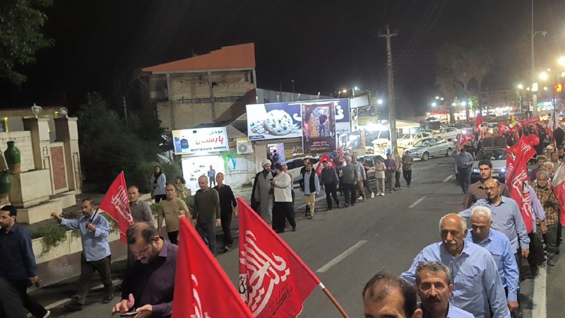 ماسال نیوز - خبر فوری | جنگ با اسرائیل و آمریکا: 🔺📷موج ۱۶۸ شاندرمنی‌های غیور به یاد ۱۶۸ گل پر پر شده میناب🥀🔹شنبه ۲۴ مرداد ۱۴۰۴🔹تا انتقام خون امام شهید و شهیدان در خیابان