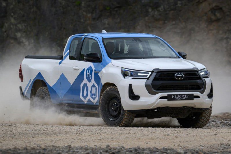 Toyota приступила к дорожным испытаниям водородного пикапа Hilux