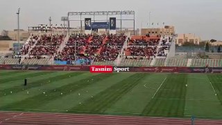 מצב הרוח באצטדיון העיר קודס לפני תחילת המשחק של פרספוליס ופולאד