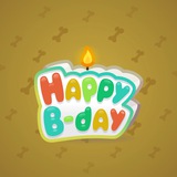 B-Day Candle #117