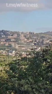 ️🇱🇧🇮🇱 הפגזה ארטילרית ישראלית נמשכת בעיירה אל מנסורי שבדרום לבנון.