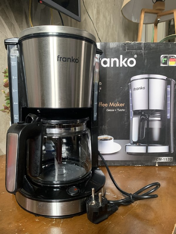 Продам капельную кофеварку Franko FCM-1170 за 70 лари. — фото 1