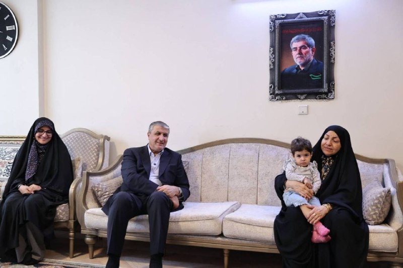 جهان تسنیم: دیدار رییس سازمان انرژی اتمی با خانواده شهید «دکتر فریدون عباسی» 🔹همزمان با هفته دولت، محمد اسلامی، معاون رییسجمهور و ر