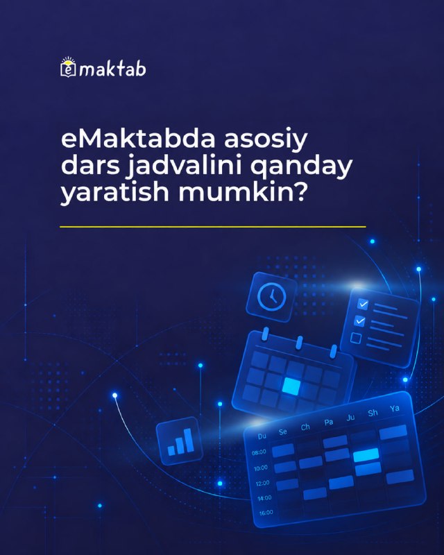 Иллюстрация к посту канала eMaktab | Rasmiy kanal