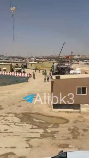 The moment when air defenses were activated in Riyadh