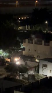 כוחות ישראל מתחילים בהריסת ביתו של הצעיר נעים אבו שהאב בשכונת אל-נקר בעיר קלקיליה.