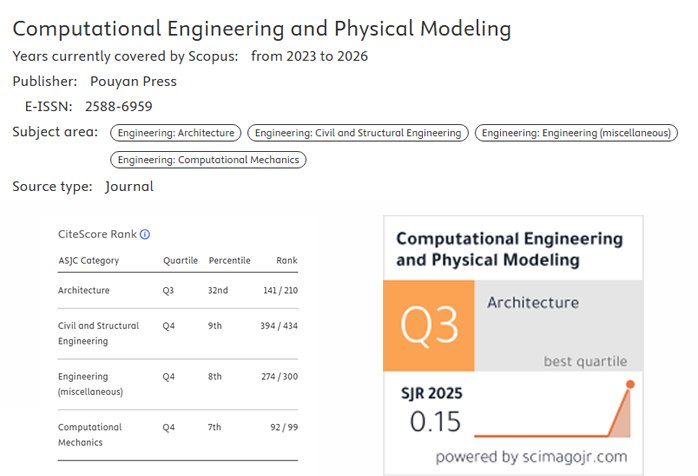 دانشــ🎓ــجو: 📢 دعوت به ارسال مقالهComputational Engineering and Physical Modeling (CEPM)مهندسی محاسباتی و مدلسازی فیزیکی🌐 https://ww