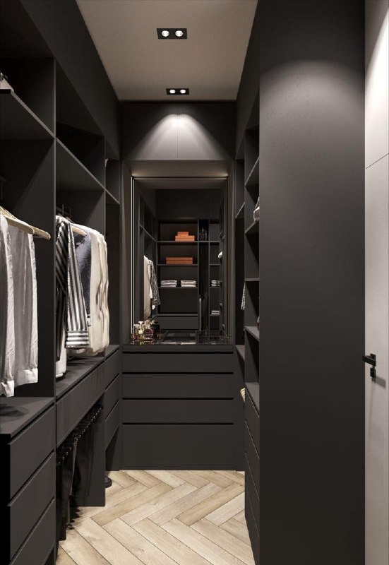 Красивые гардеробные для вдохновения Иногда достаточно просто полистать уютные гардеробные, чтобы захотелось навести порядок и у себя. Магия уютног... - изображение 1 - гардеробные, telegram, view