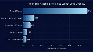 Инсайд: iPhone 17 в Китае в 2,5 раза обогнал в продажах все местные флагманы, вместе взятыеСогласно статистике продаж флагманов в Китае, линейка iPhone 17 уже набрала 17 миллионов проданных устройств. Для сравнения: весьма популярный в Китае Mate 80 от Hua