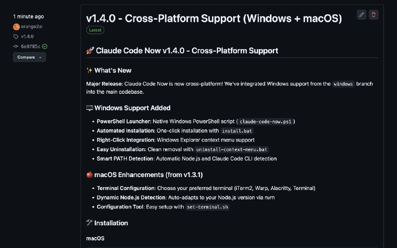 Claude Code 越用越好用了以前发布 release 还要我手动发布现在它都自动搞定了我也不知道是不是因为升级了 4.5以前的很多方案，都有了更好的解法每次收到 issue 我就发给 cc，让它解决，它也都能解决掉虽然我都不知道其所以然，但是我知其然现在的 AI 编程体验真的太美妙了