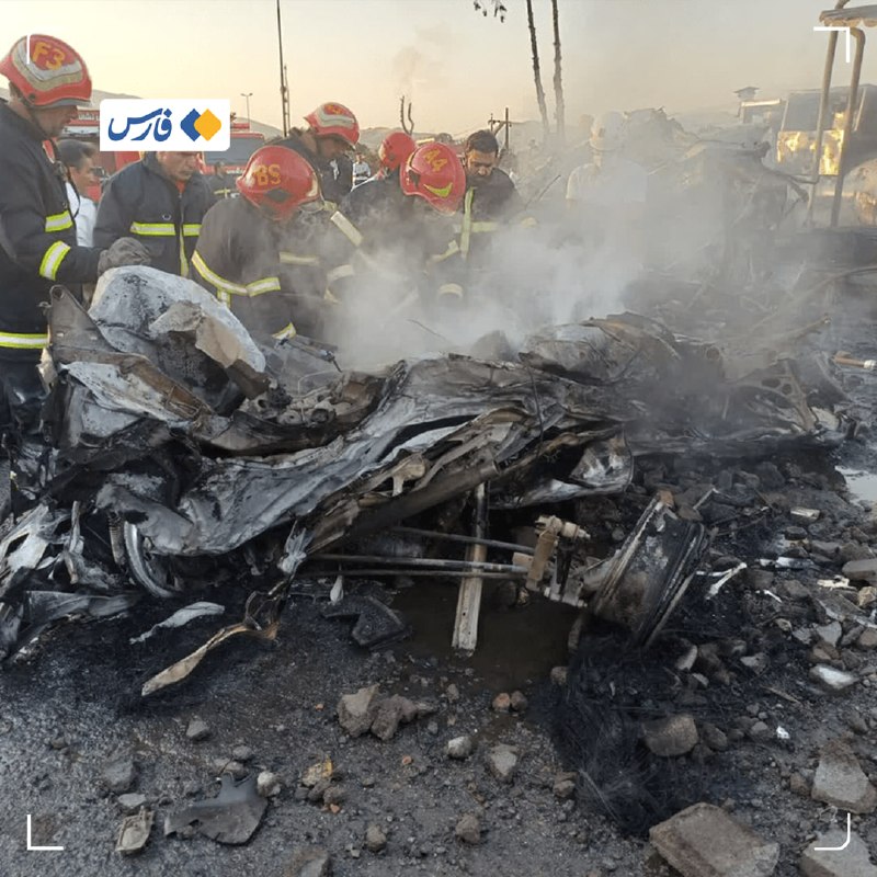 حوادث روز: 🔻جانباختن ۱۰ شهروند سنندجی در آتشسوزی تانکر سوخترئیس مرکز فوریتهای پزشکی کردستان: در پی وقوع آتش در یک دستگاه تانکر ح