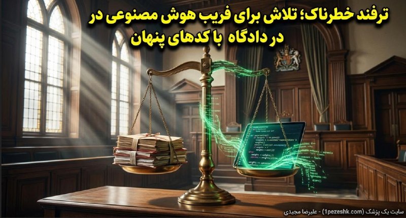 1pezeshk یک پزشک: ⚖️ ماجرای عجیب مردی که سعی کرد با «پرامپت مخفی» قاضی را فریب دهد!▪️ در یک اتفاق بی‌سابقه در دادگاه‌های آمریکا، شاکی پرون