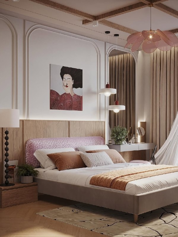 Красивый проект спальни МЫ В МАХ подписаться | Дизайн интерьера| Ремонт - изображение 1 - красивый, проект, спальни