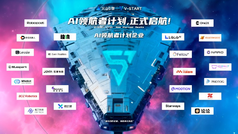 我们 marswave 非常荣幸入选字节火山引擎发起的 AI 领航者计划，字节的 Doubao、Seedream 等模型都非常优秀，期待未来更多的合作😊