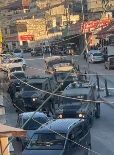 מראות של כוחות הכיבוש מסתערים על העיירה קבאטיה שמדרום לג'נין.