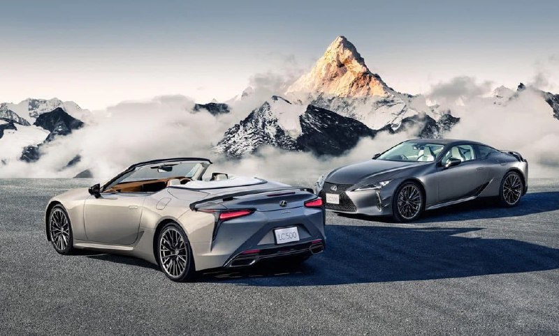 В Японии представили спецверсию Lexus LC 500 Pinnacle для купе и кабриолета с V8