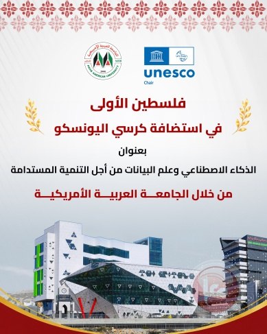 Palestine hosts first UNESCO chair through American University.