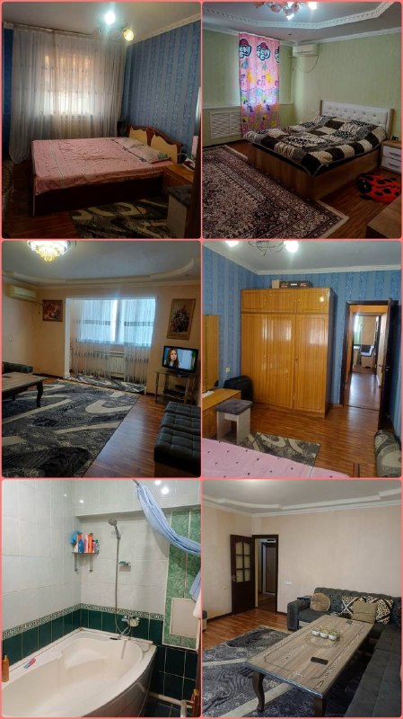 •Аренда:- Яккасарайский район, метро Космонавтов.- 4 комнатная, 8 этаж, 12 этажный дом, хороший ремонт, мебель и техника, интернет, цена: 700$------------------------------------✏️ Telegram 👉 @dom_vs