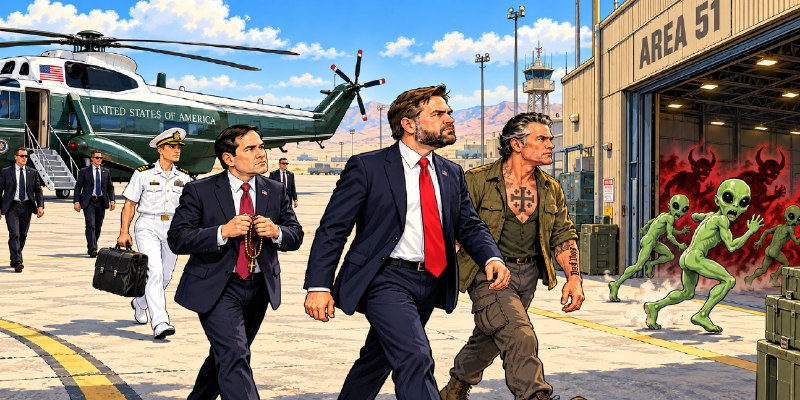 סגן נשיא ארה"ב ואנס רואה בעב"מים שדים והוא הולך להשתמש בכל ההרשאות כדי לגלות בדיוק מה הסתירו רשויות העבר. ב…