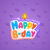 B-Day Candle #108