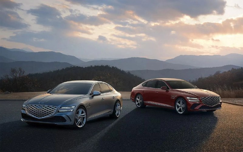 Genesis рассекретила обновленный седан G80. После рестайлинга автомобиль изменился внешне и получил 