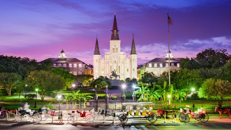 Not your ordinary TuesdayJackson Square, New Orleans, Louisiana (© SeanPavonePhoto/Getty Images)