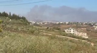 🏴עשן סמיך כתוצאה משריפת כוחות ישראליים בתים ועצי זית בעיירה החולה
