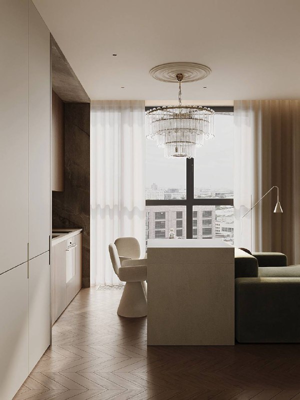 Квартира для молодой девушки. Современный интерьер для молодой девушки. За основу интерьера был взят современный стиль с добавлением классических и... - изображение 3 - девушки, молодой, современный