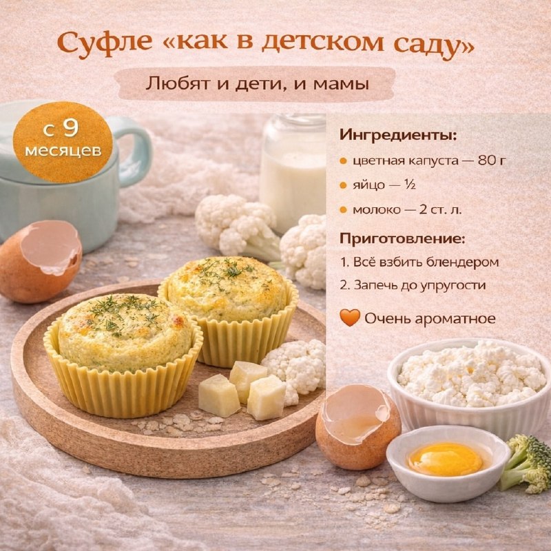 Как заставить детей есть овощи: суфле, которые просят добавку 2