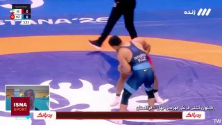 היאבקות אליפות העולם; גם סוהרבי התחילה סערה במשקל 72 ק"ג, מדליסט הארד העולמי דניאל סוהרבי עלה למזרן בסיבוב…