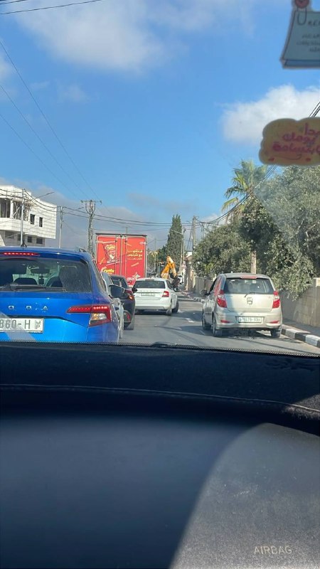 עומס חריג במחסום יברוד מזרחית לרמאללה בעקבות פעולות ישראל.