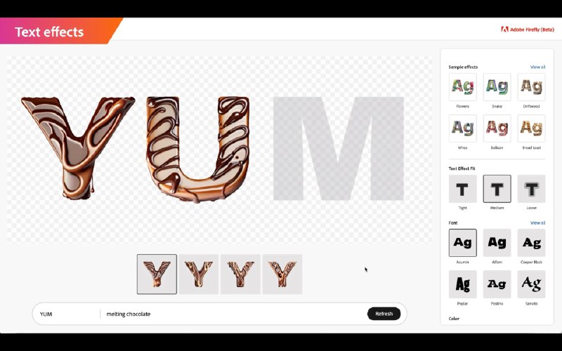就在刚刚 Adobe 发布了自己的生成式设计工具 beta 版本的内测链接，同时还将在北京时间凌晨 4 点召开发布会，看了下官方公布的能力，算是对目前图片编辑相关生成能力的集大成了，我按照图片的生成方式、生成格式、细节优化、特殊效果这四个大类将官网上露出了能力进行了分类，具体如下 