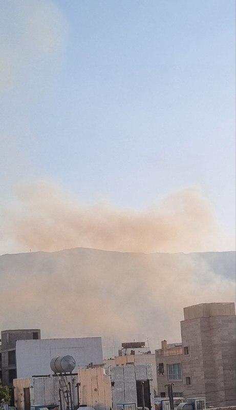 🚨 שלום אומיד ינואר בשעה 17:30 עולה עשן כבד משיראז תעשיות