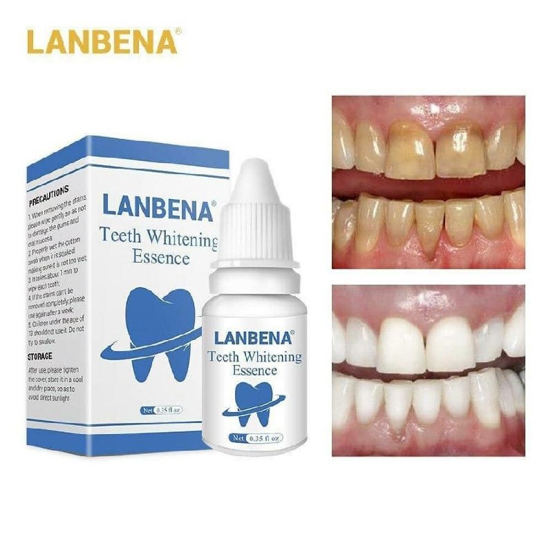 فروشگاه تخفیف آنلاین: سرم سفید کننده دندان مدل LANBENA✅ روش استفاده:بعد از مسواک، دندان‌ها رو خشک کن؛ ۱–۲ قطره روی گوش‌پاک‌کن/برس بزن و فقط رو