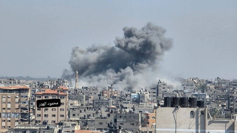 قصف إسرائيلي يستهدف عدة مدن في غزة