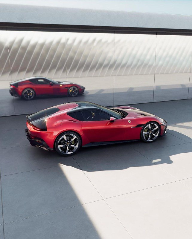 The new front engined Ferrari V12 2
