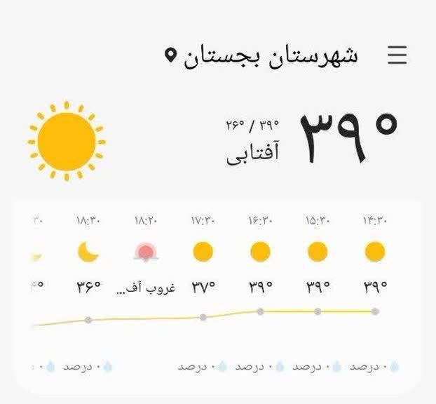 بجستان فردا: هوای داغ بجستان هم اکنون✅«#کانال_بجستان_فردا » 👇🆔 @bajestanfarda
